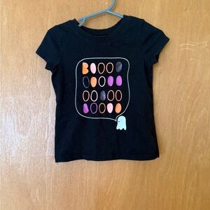 Black Kids Shirt with Colorful Print